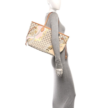Damier Azur Nautical Neverfull Mm Handbag