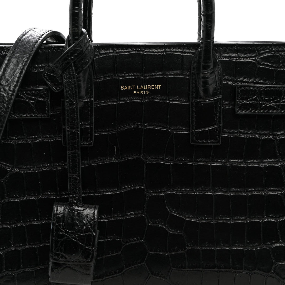 Nano Calfskin Handbag - Black