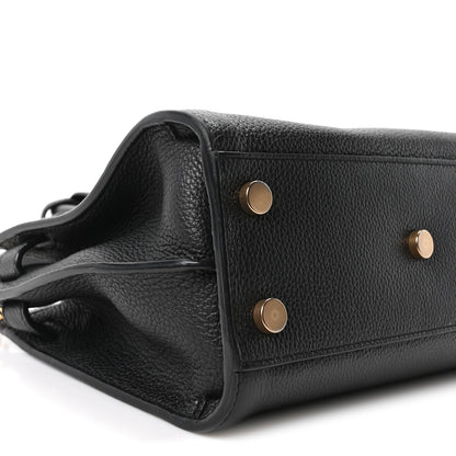 Nano Calfskin Handbag - Black