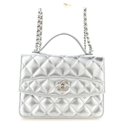 Quilted Caviar Wallet Bag