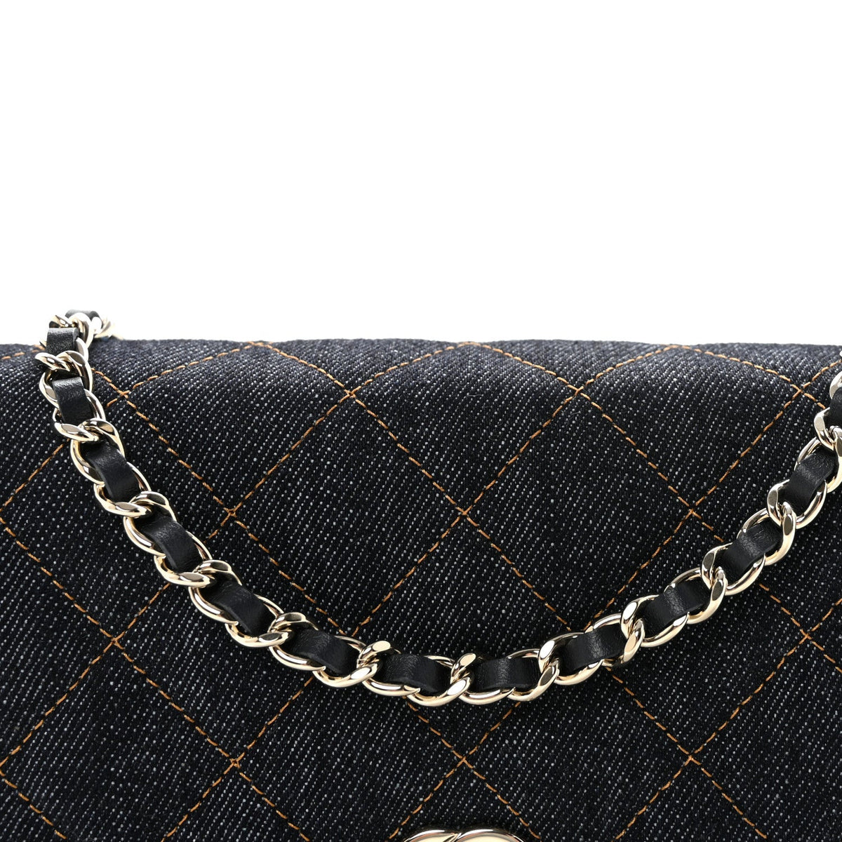 Quilted Wallet Bag - Blue