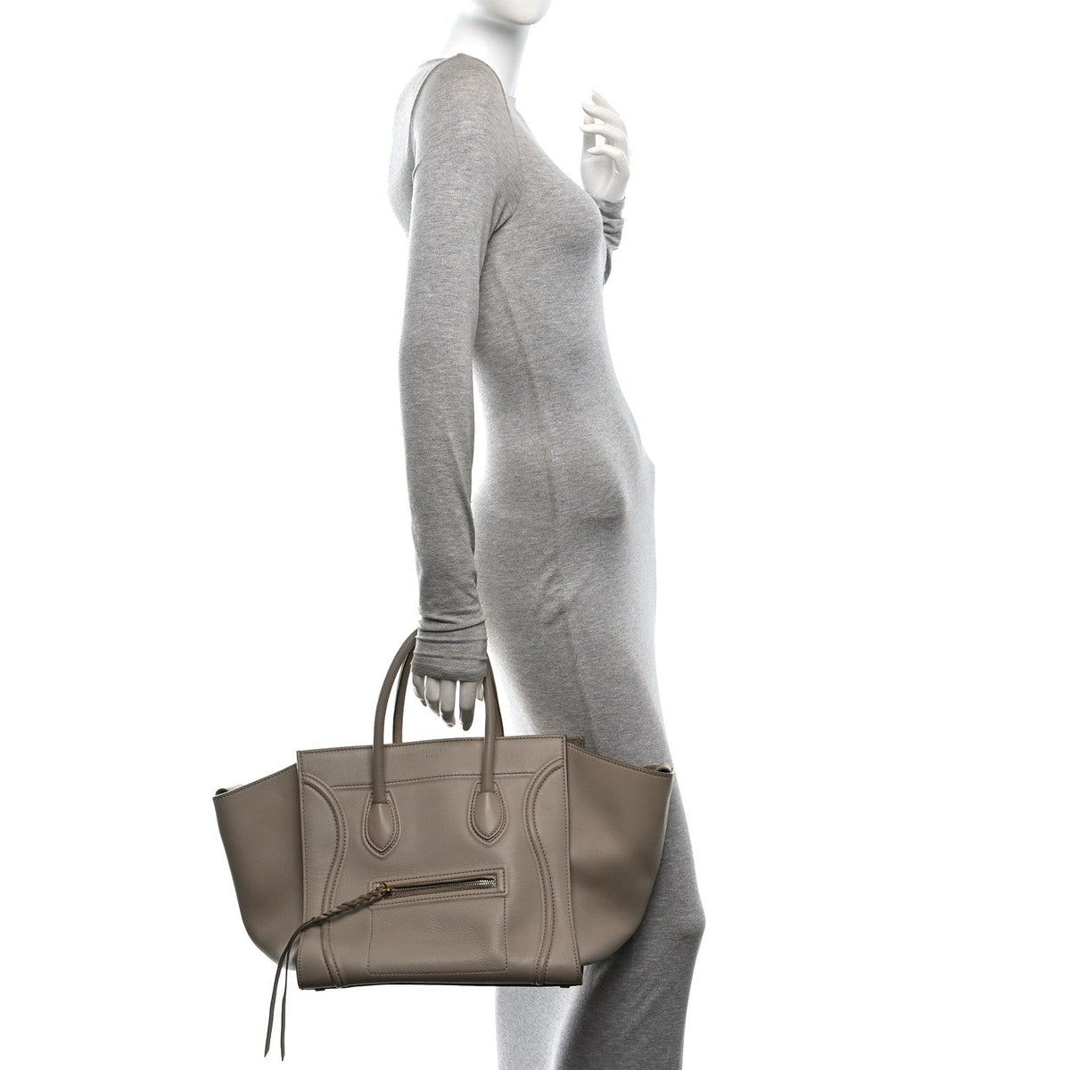 Medium Calfskin Travel Bag - Beige