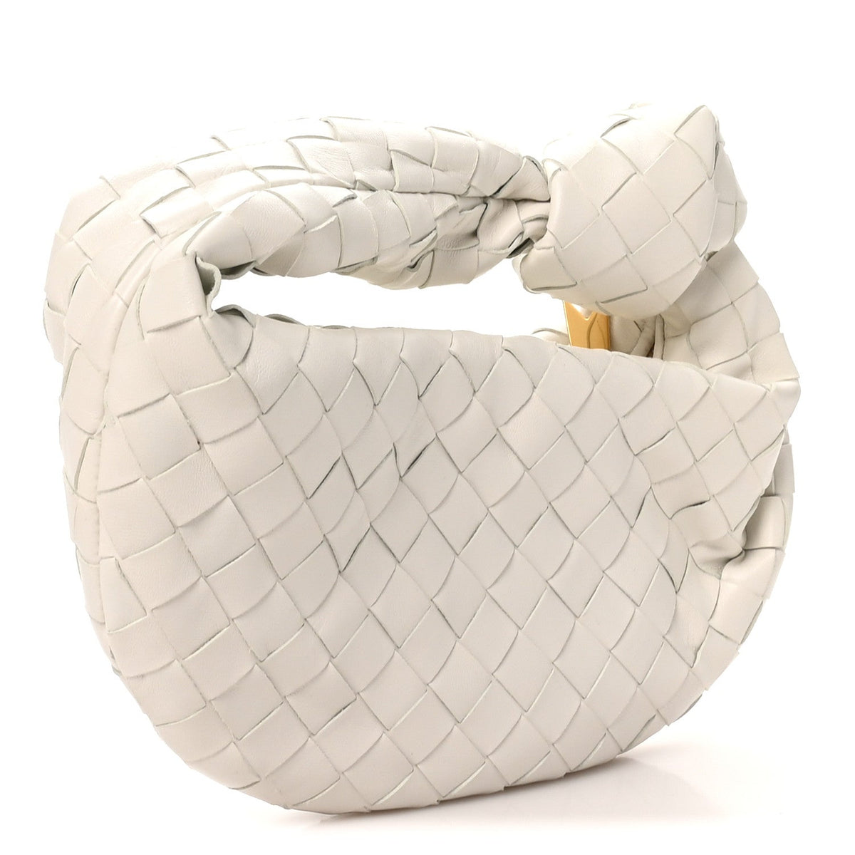 Mini Nappa Handbag - White