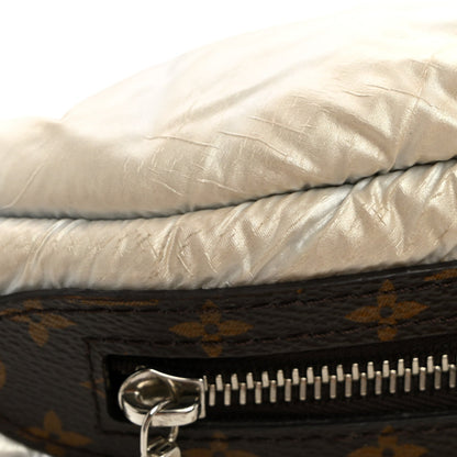Econyl Monogram Pillow Bumbag Silver Handbag