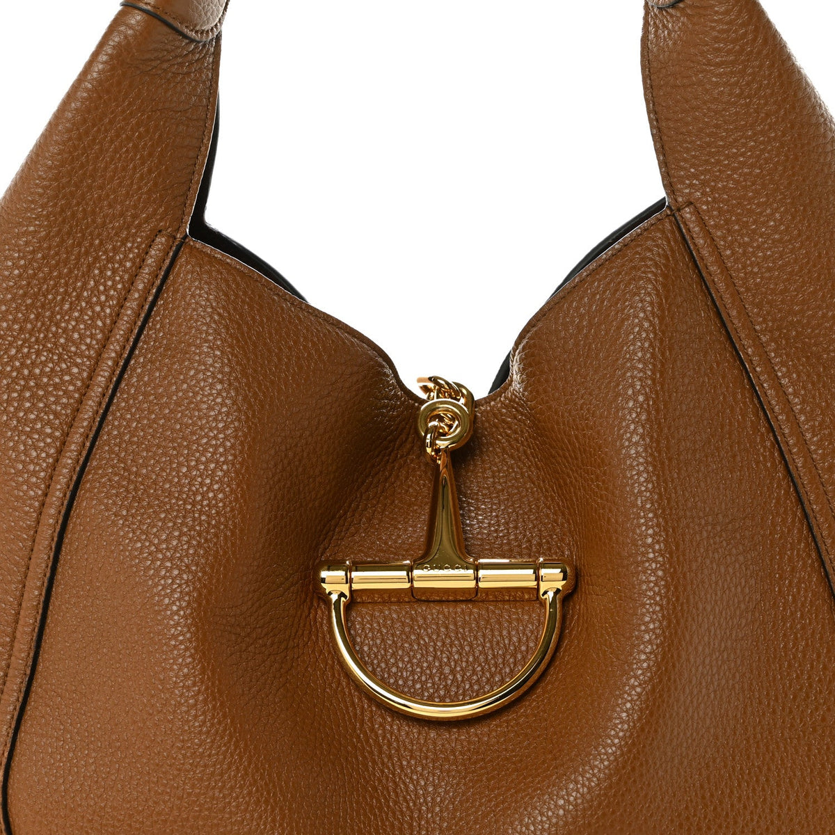 Maxi Calfskin Shoulder Bag - Brown
