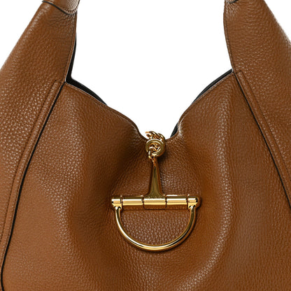 Maxi Calfskin Shoulder Bag - Brown