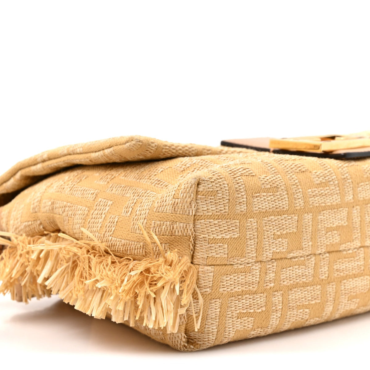 Medium Fabric Handbag - Beige