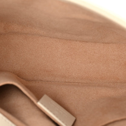 Mini Calfskin Shoulder Bag - White