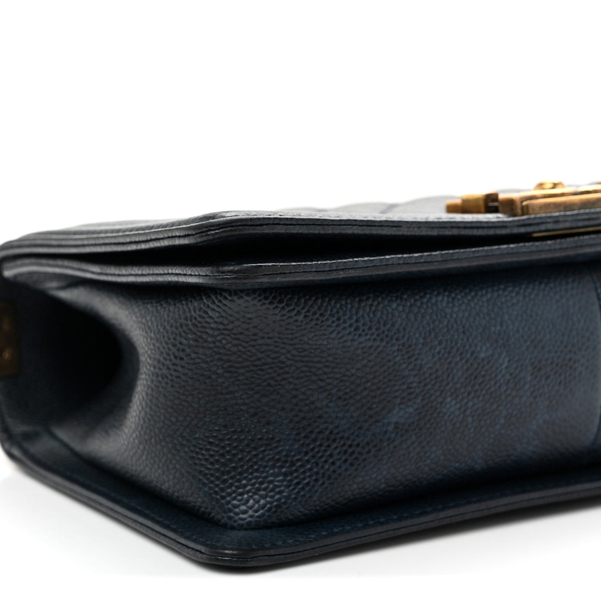 Medium Quilted Caviar Flap Shoulder Bag