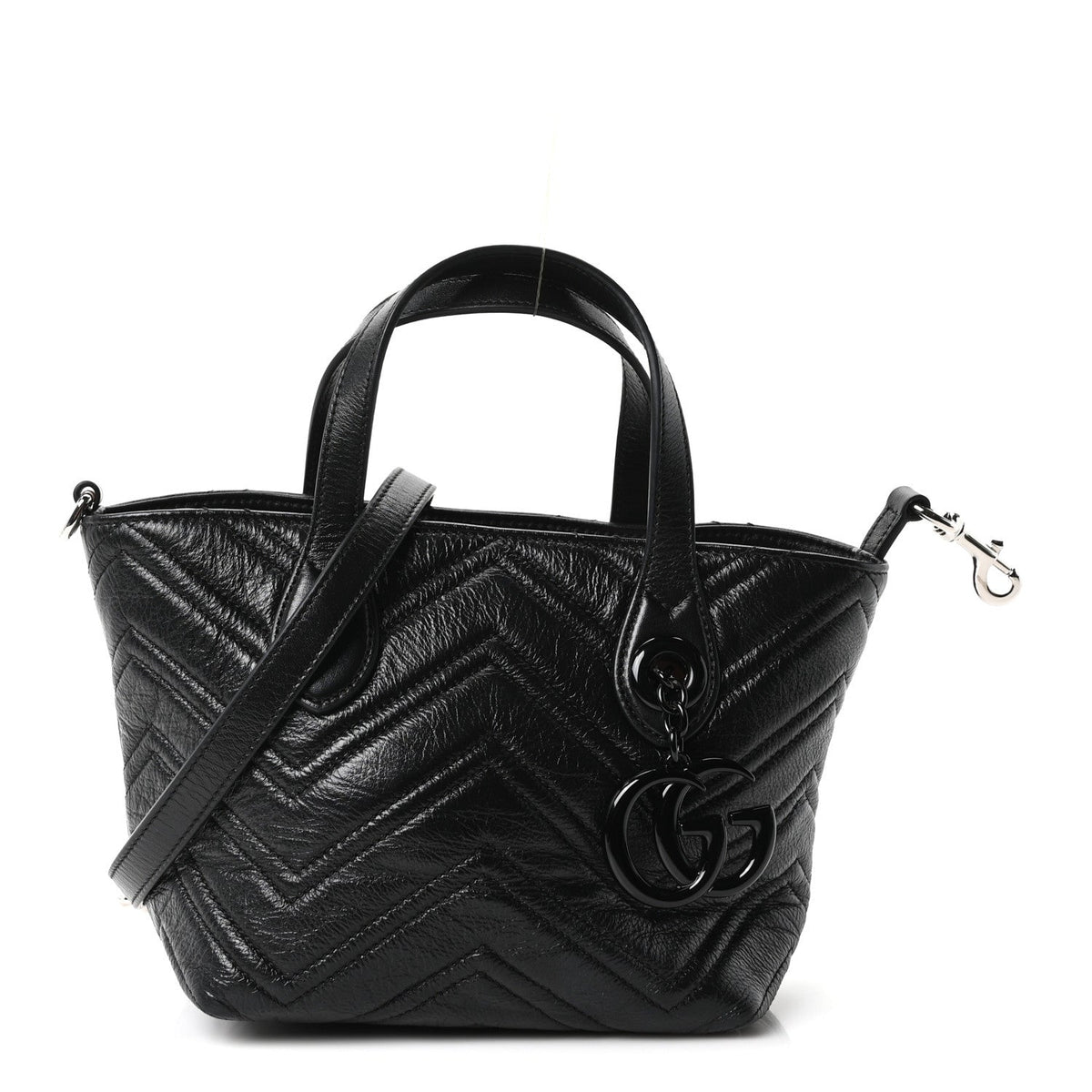 Small Nappa Tote Bag - Black