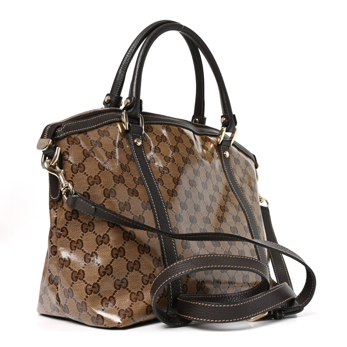 Medium Satchel Bag - Brown