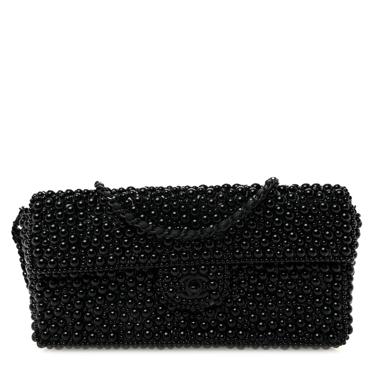 Flap Shoulder Bag - Black