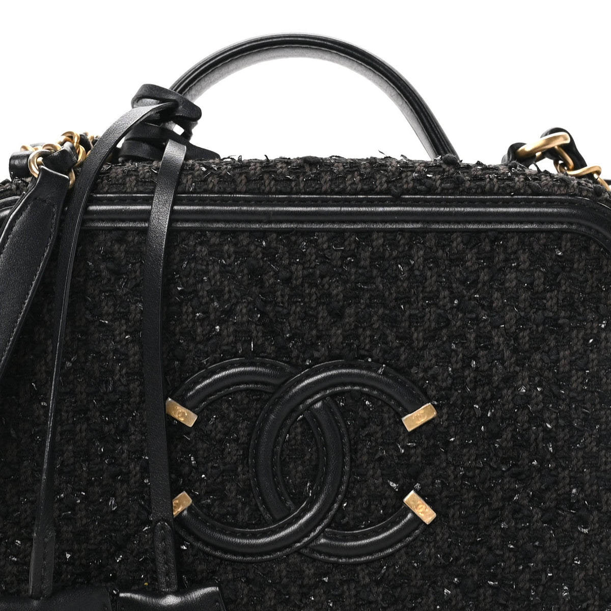 Medium Quilted Handbag - Black