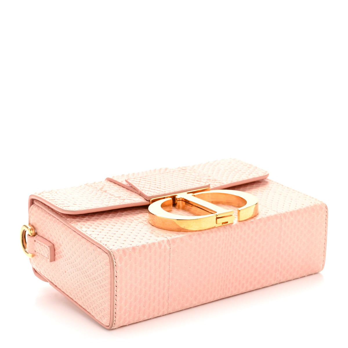 Snakeskin 30 Montaigne Box Bag Rose Clai Handbag