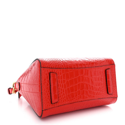 Mini Calfskin Handbag - Red