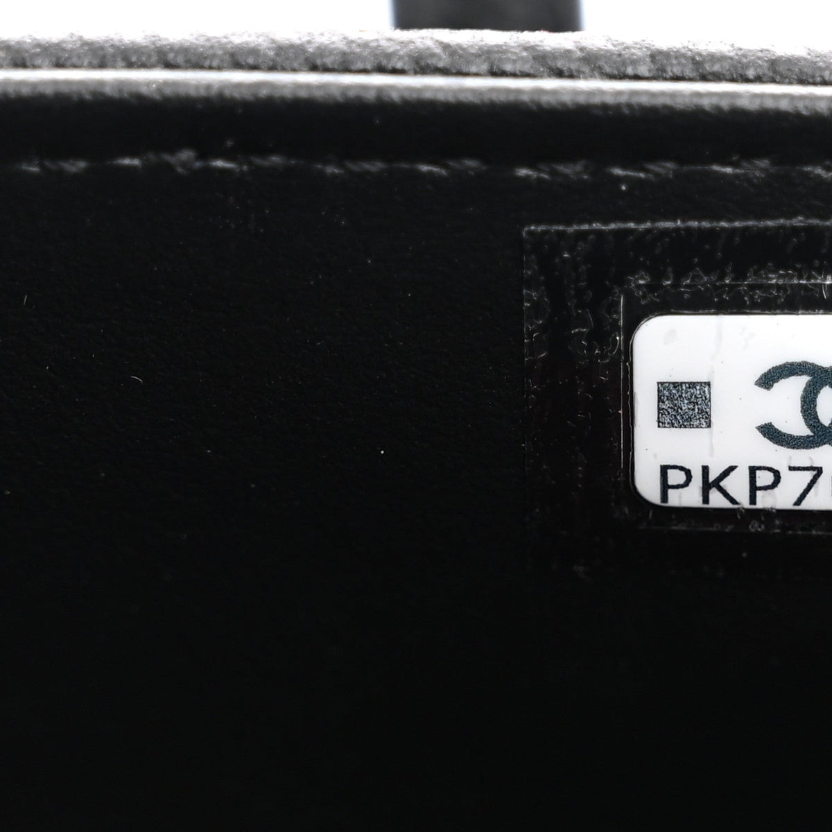 Mini Caviar Shoulder Bag - Black