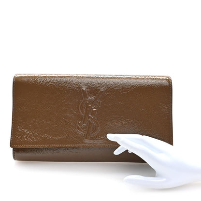 Large Calfskin Clutch Bag - Red