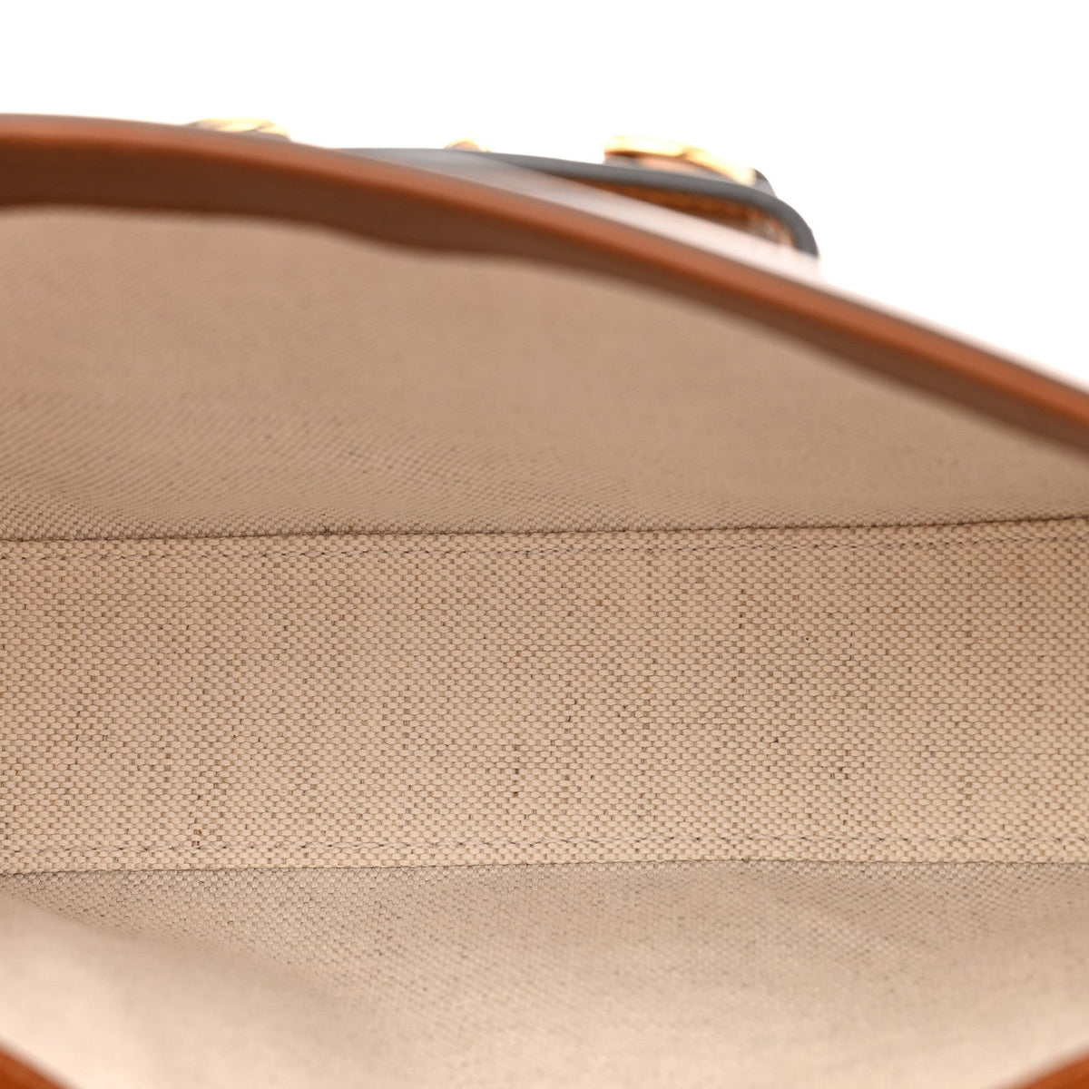 Mini Calfskin Canvas Shoulder Bag