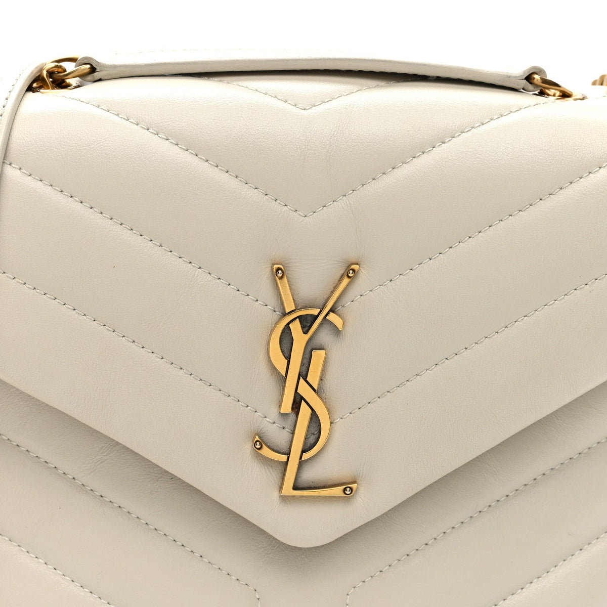 Small Quilted Calfskin Satchel Bag