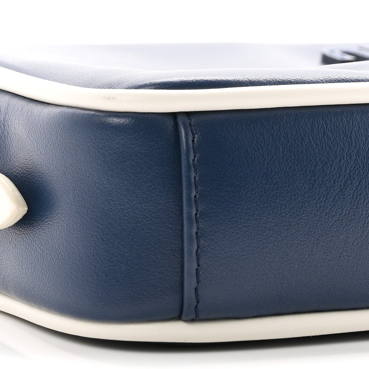 Mini Calfskin Handbag - Blue