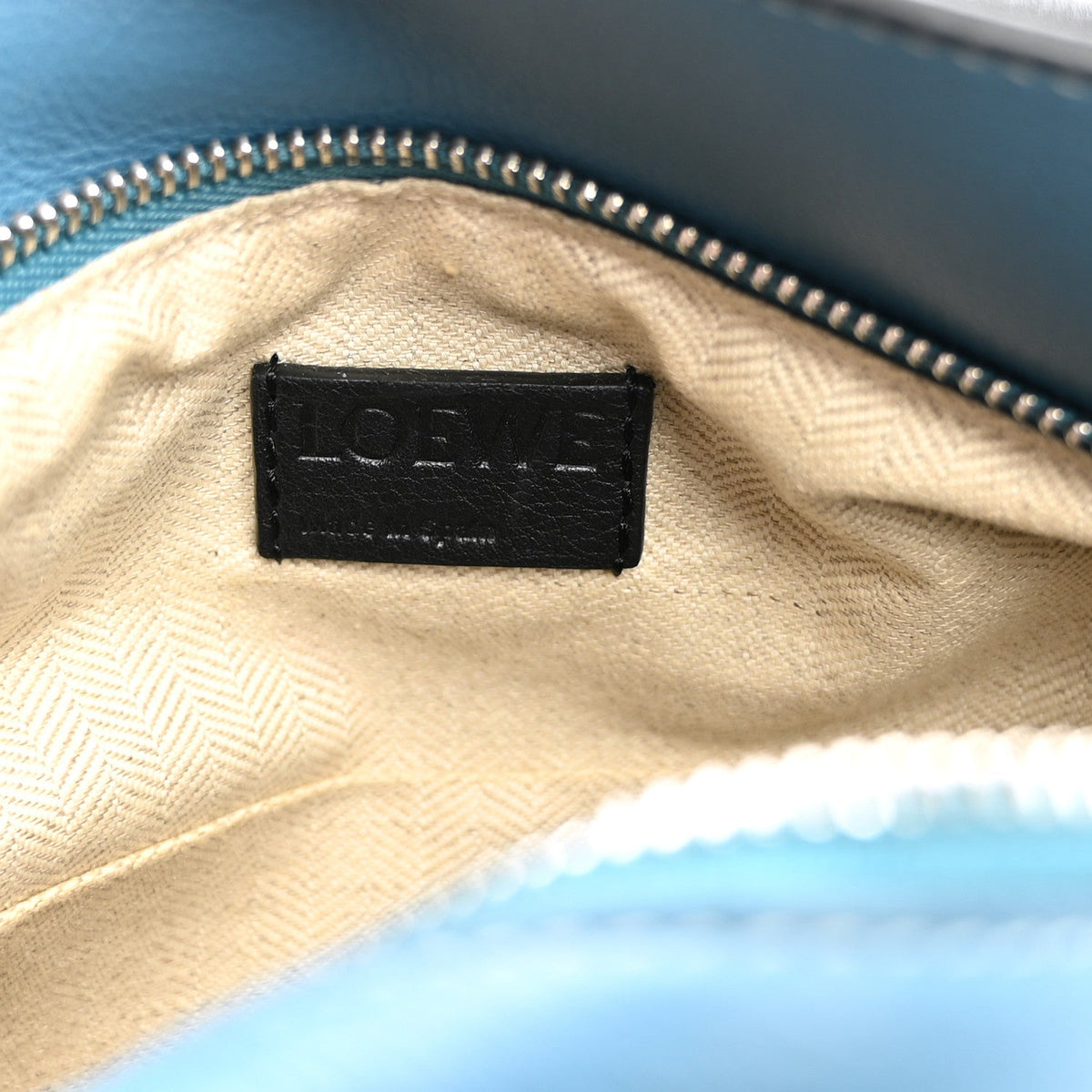Medium Calfskin Handbag - Light Blue
