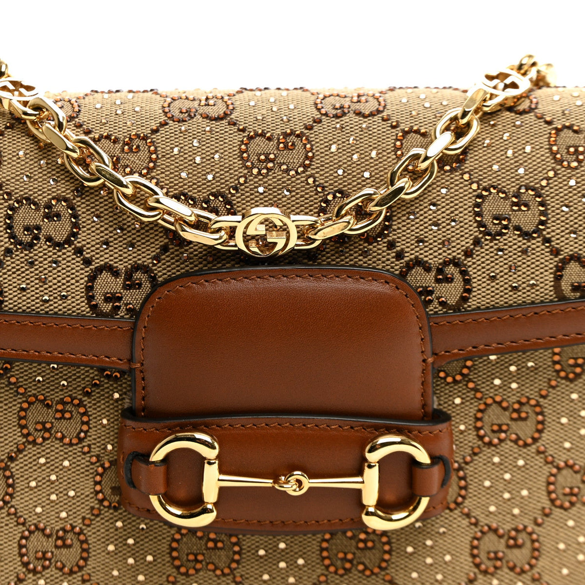 Mini Calfskin Canvas Shoulder Bag