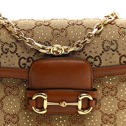 Mini Calfskin Canvas Shoulder Bag