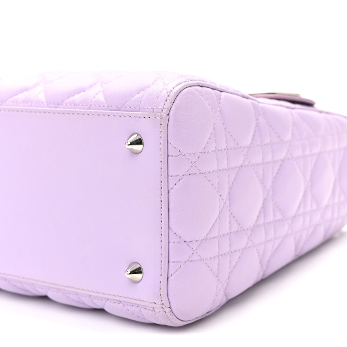 Medium Lambskin Handbag - Purple