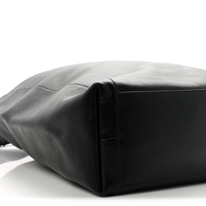 Large Calfskin Hobo Bag - Tan
