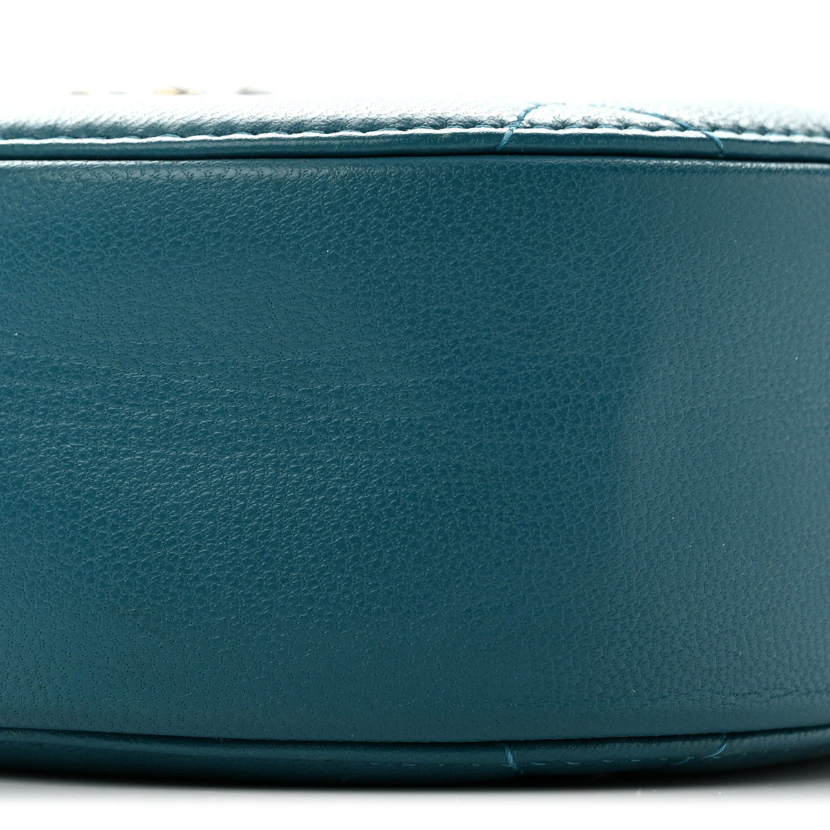 Quilted Goatskin Clutch Bag - Blue