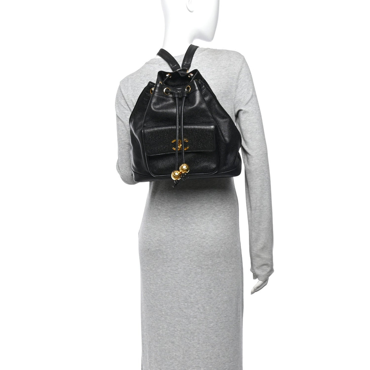 Caviar Backpack - Black