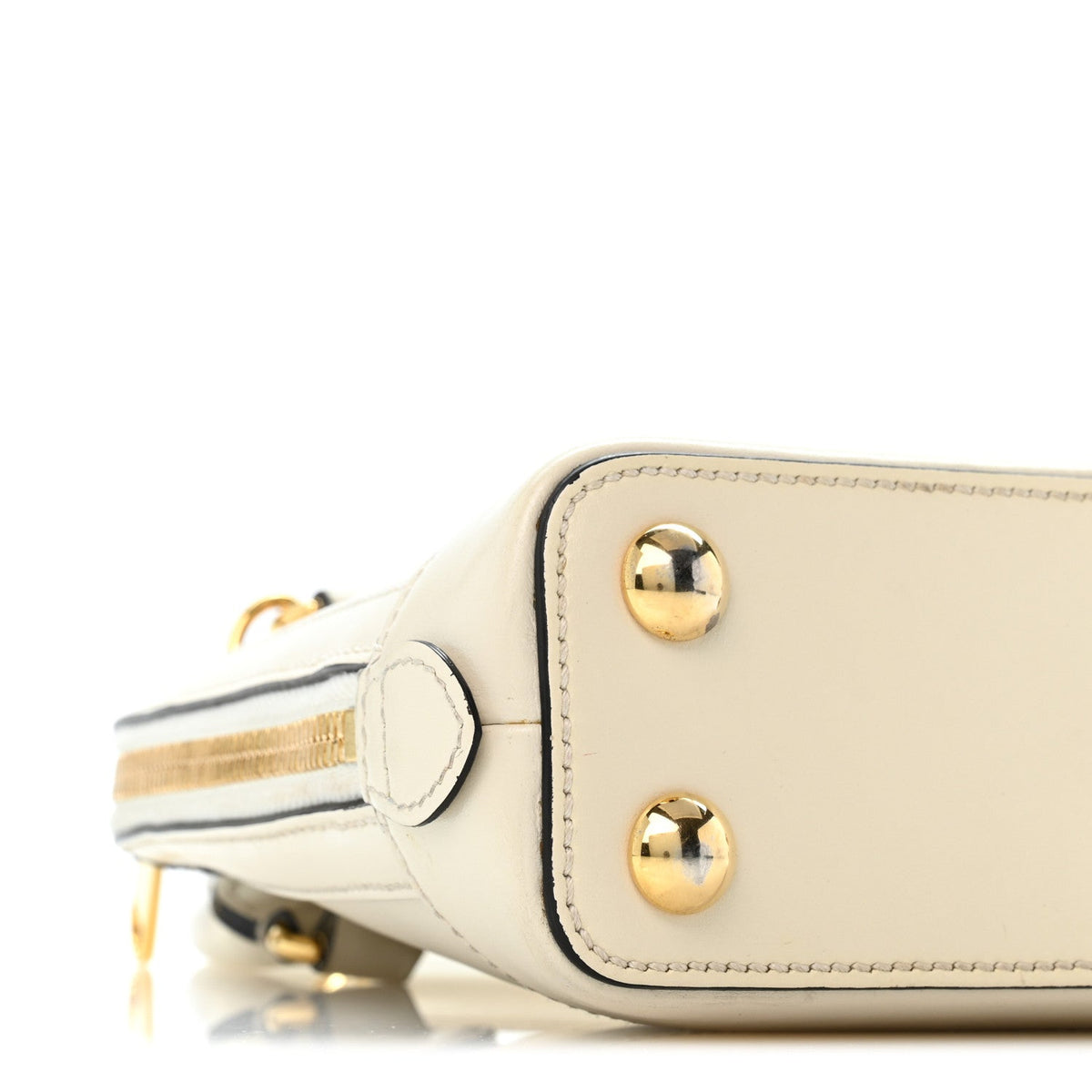 Mini Calfskin Handbag - White