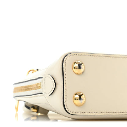 Mini Calfskin Handbag - White