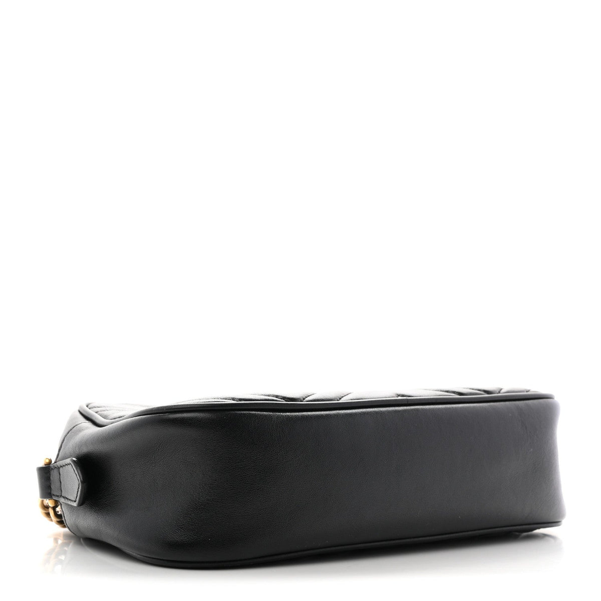 Small Calfskin Shoulder Bag - Black