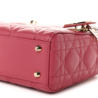 Mini Lambskin Handbag - Pink