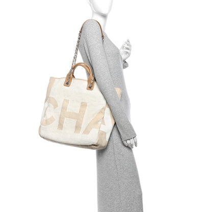 Large Canvas Tote Bag - White
