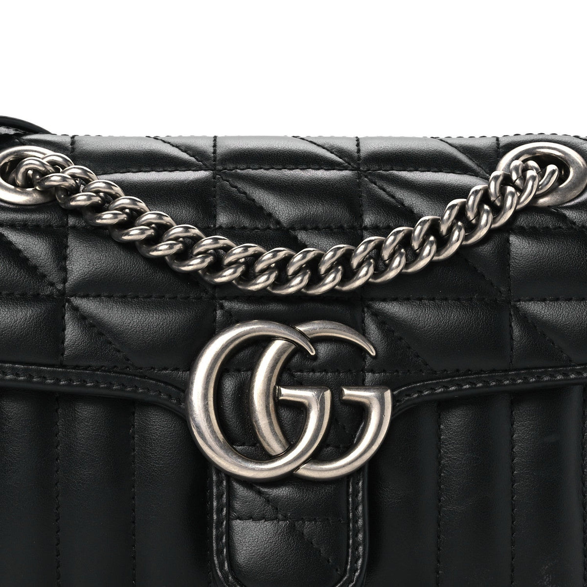 Mini Calfskin Shoulder Bag - Black