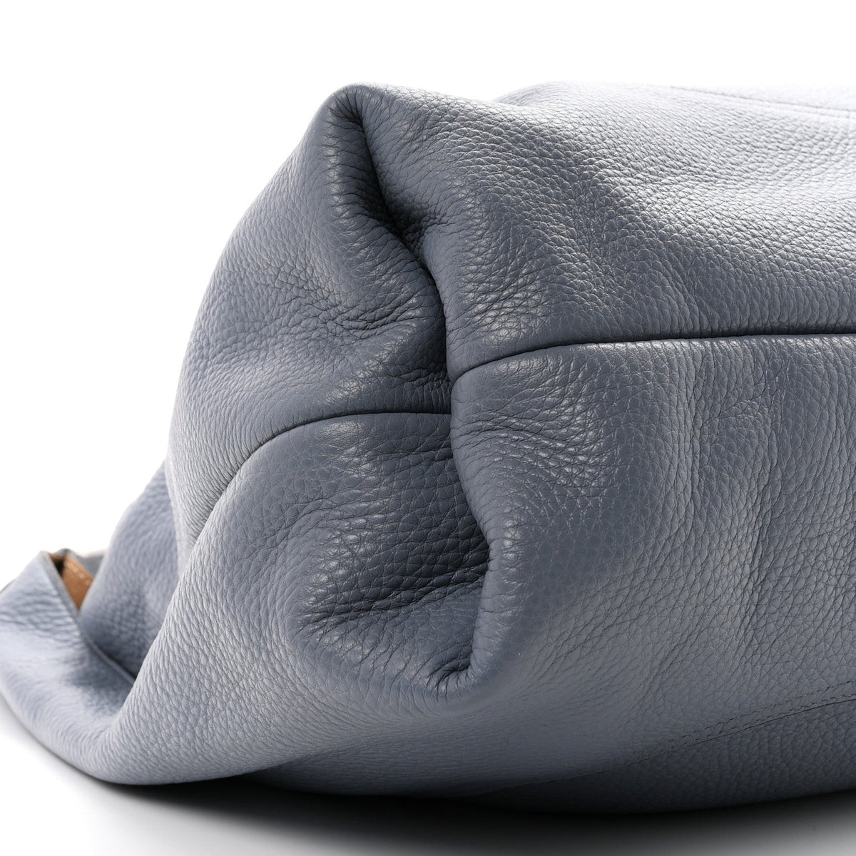 Maxi Calfskin Shoulder Bag - Blue