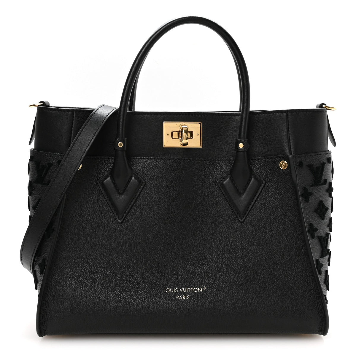 Calfskin Handbag - Black