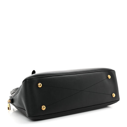 Calfskin Tote Bag - Black