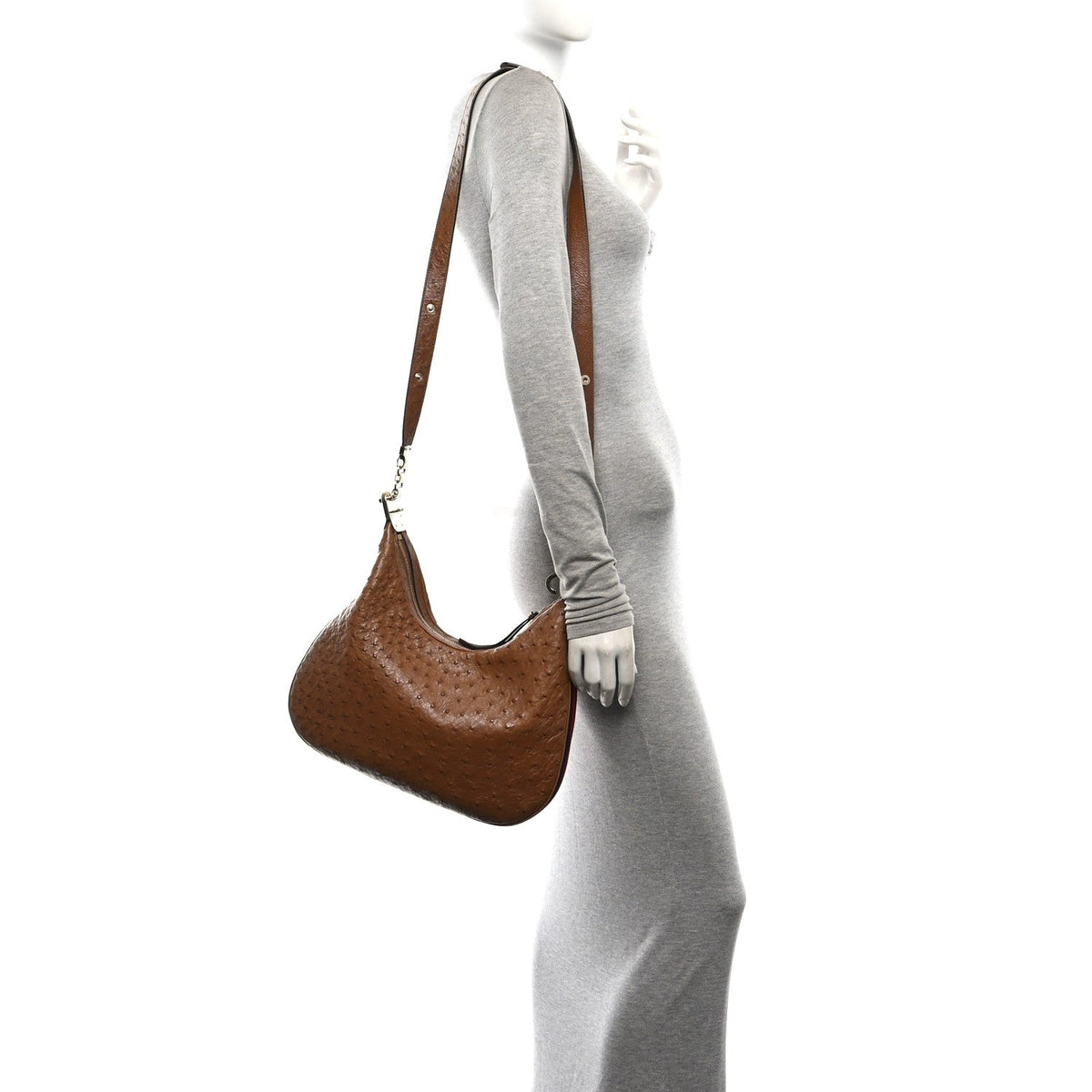 Large Shoulder Bag - Brown