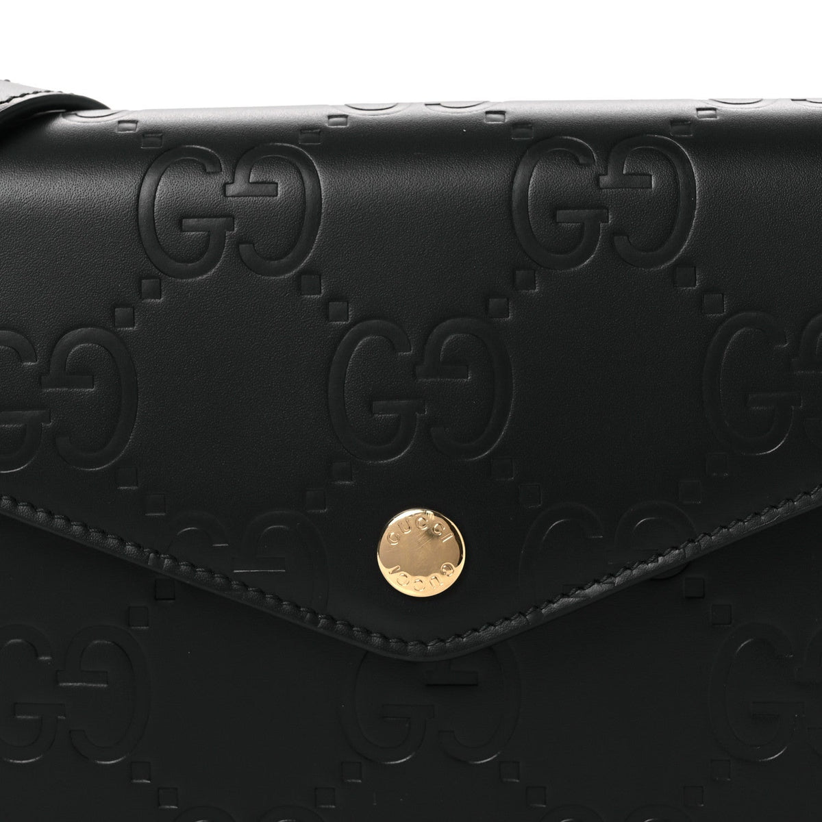 Mini Calfskin Shoulder Bag - Black