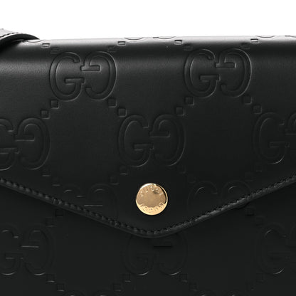 Mini Calfskin Shoulder Bag - Black