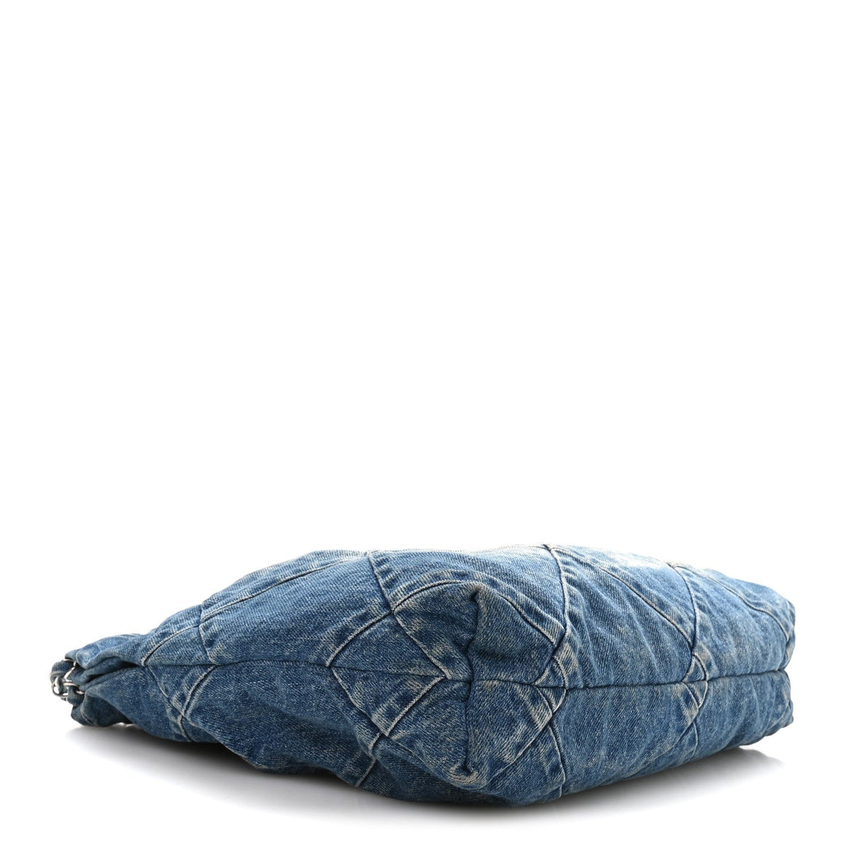 Small Quilted Handbag - Blue