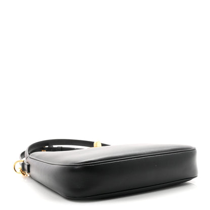 Small Calfskin Handbag - Black