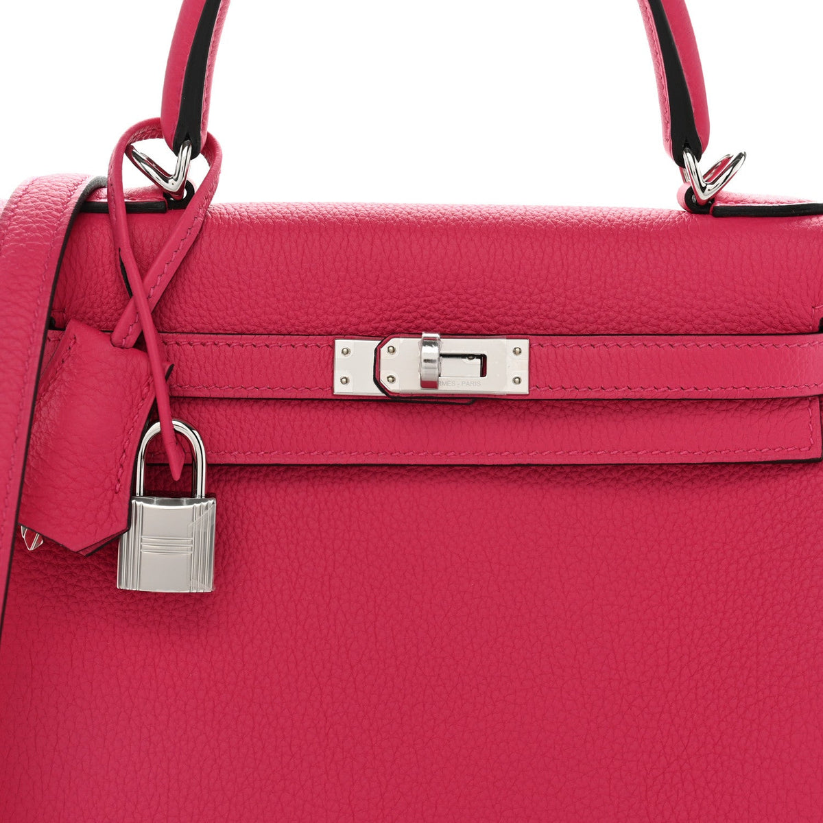 Togo Kelly Retourne 25 Rose Mexico Handbag