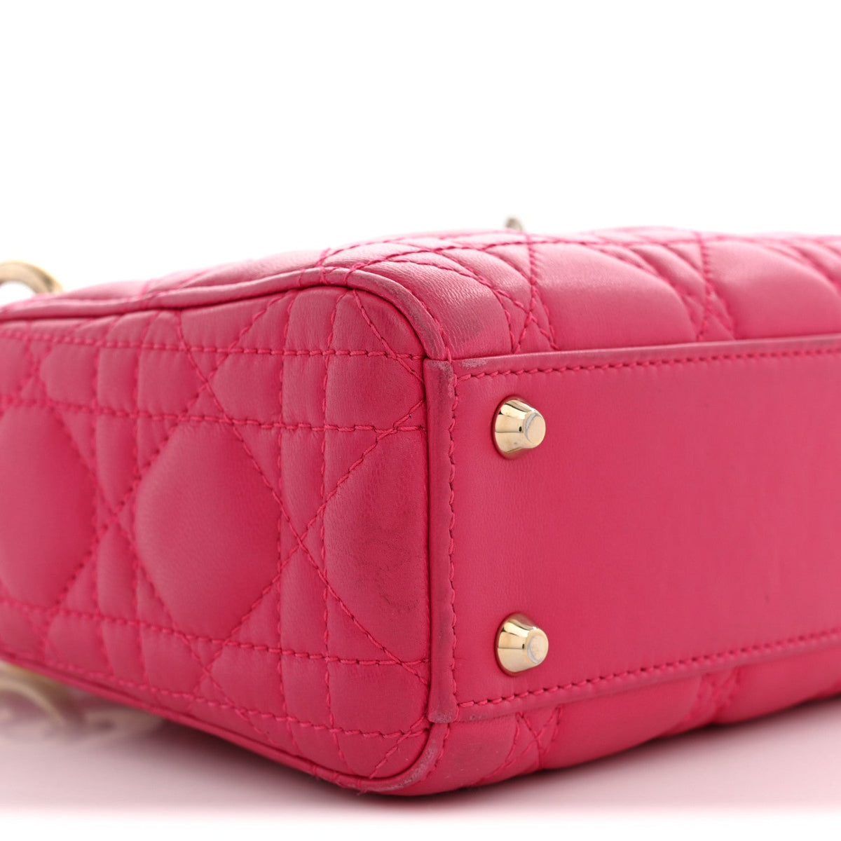 Mini Lambskin Handbag - Pink
