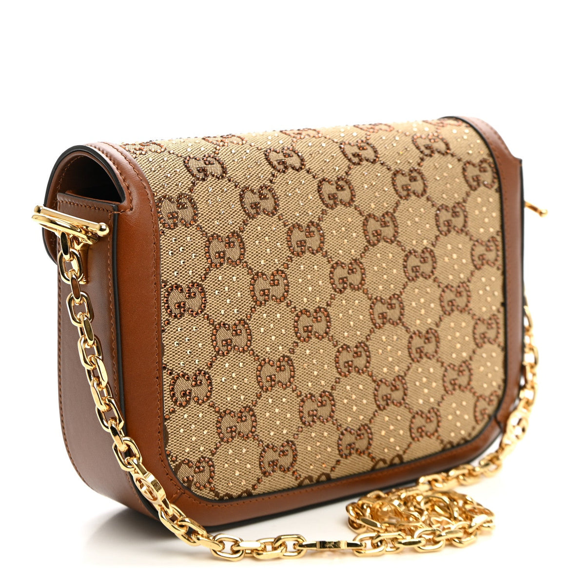 Mini Calfskin Canvas Shoulder Bag