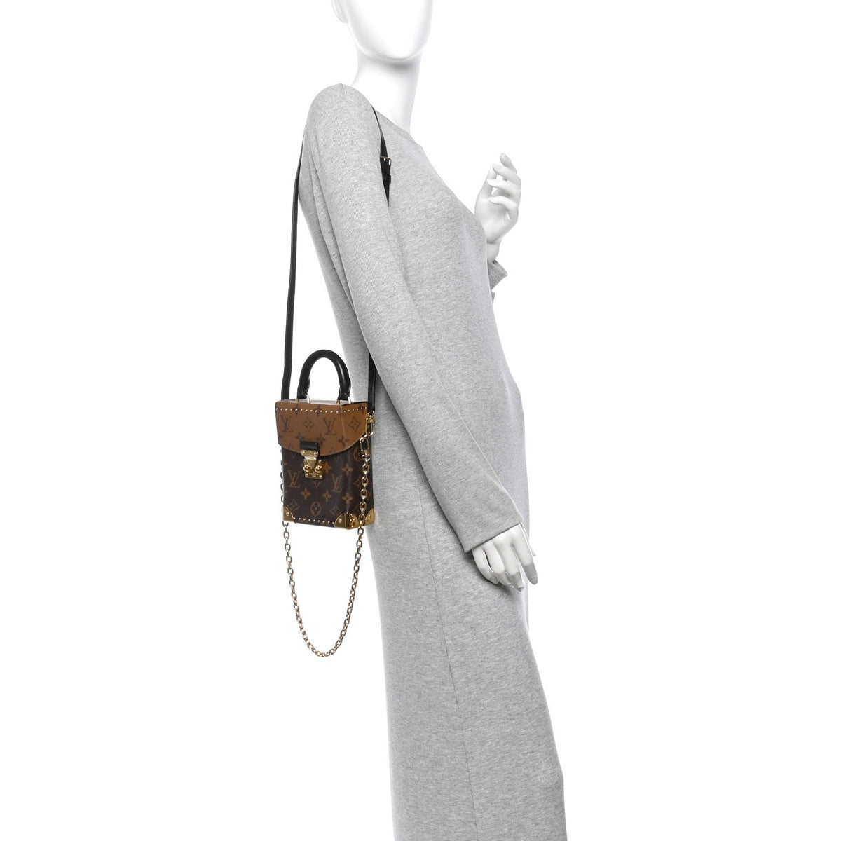 Reverse Monogram Camera Box Nm Handbag