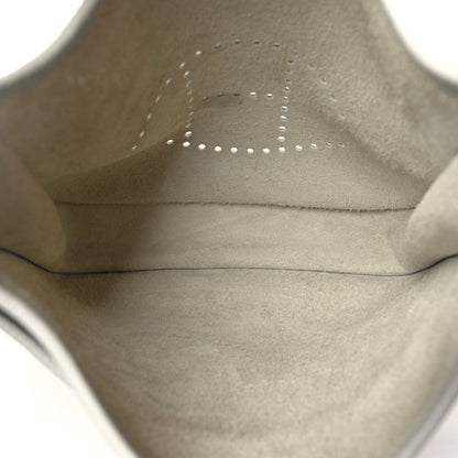 Taurillon Clemence Evelyne Iii Pm Gris P Handbag